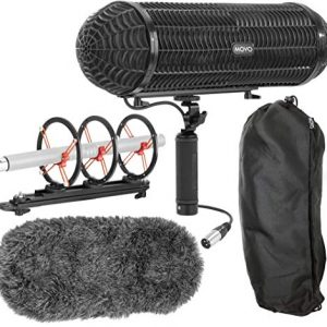 Movo Blimp Microphone Windshield Mount and Vibration Protection System