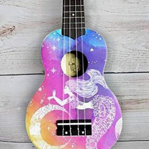 Island Bell Soprano Waikiki Bloom Ukulele with Cushioned Bag - Image 4