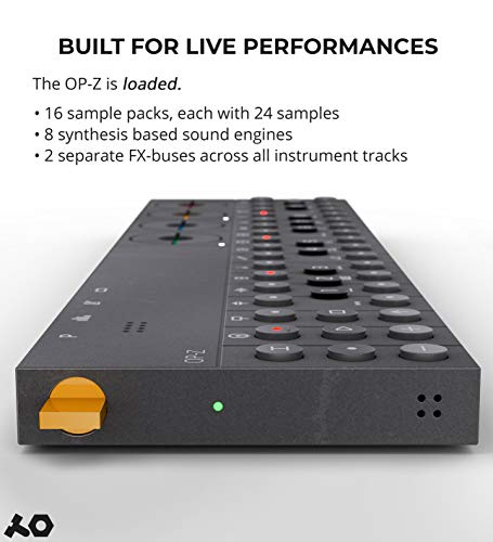 Teenage Engineering OP-Z Wireless Bluetooth Synthesizer Sequencer Bundle