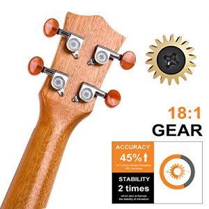 Soprano Ukulele Beginner Ukelele Start Kit Mahogany 21 Inch - Image 3