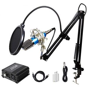 TONOR Pro Condenser Microphone XLR to 3.5mm Podcasting Studio Recording