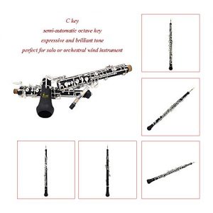 ammoon Oboe C Key - High-Quality Bakelite & Cupronickel Woodwind Instrument for Musicians - Image 4