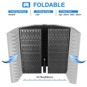 Aokeo Microphone Isolation Shield – Professional Sound-Proof Foam for Clearer Vocal Recording 🎙️🎧 - Image 2