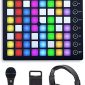 Novation LAUNCHPAD USB RGB Controller Pad+Mic+Cable+Headphones Bundle