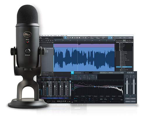 Blue Microphones Yeti Studio Blackout All-In-One Professional Recording System