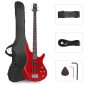 GLARRY Bass Guitar Full Size 4 String Exquisite Stylish Bass