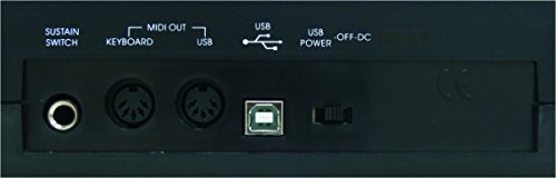 Midiplus i61 61-Key MIDI Keyboard Controller – Full-Size, USB-Powered with Pitch Bend & Modulation