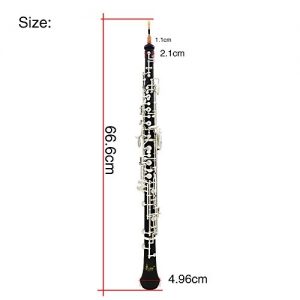 ammoon Oboe C Key - High-Quality Bakelite & Cupronickel Woodwind Instrument for Musicians - Image 3