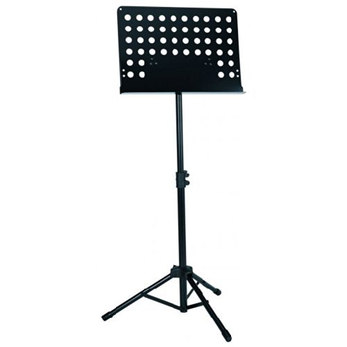 Deluxe Lectern Orchestra Conductor Music Stand - Black