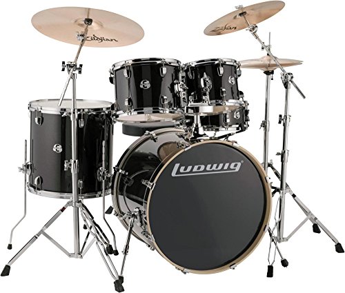 Ludwig Element Evolution 5-Piece Drum Set Black Sparkle