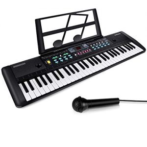 61 Keys Keyboard Piano, Electronic Digital Piano with Built-In Speaker
