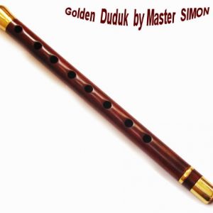 Golden Duduk Armenian Professional Instrument with 3 Reeds and Playing Instructions Included - Image 2