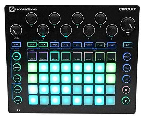 Novation CIRCUIT Groove Box Music Controller Pad/Drum Machine