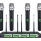 GTD Audio 4x800 Selectable Frequency Channel UHF Diversity Wireless