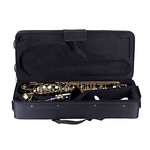 ammoon bE Alto Saxphone Brass Lacquered Gold E Flat Sax