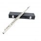 ammoon Flute Cupronickel Plated Silver 16 Holes C Key Woodwind Instrument