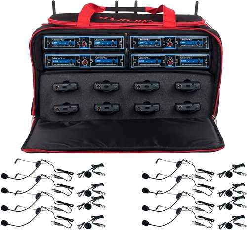 VOCOPRO UDH-PLAY-8-MIB EIGHT CHANNEL WIRELESS HEADSET/LAPEL