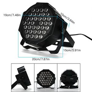 Occasion with LUNSY 36LED Stage Lights - 4 Pack: Transform Your Event with Vibrant RGB Colors, Remote Control, and DMX Magic! ?? - Image 2