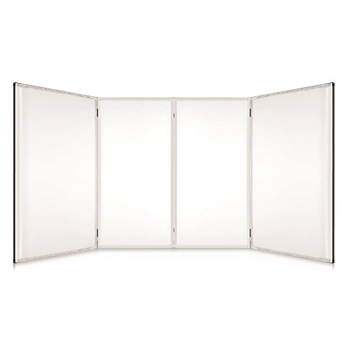 Pyle DJ Booth Foldable Cover Screen - Portable Event Facade Front Board