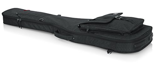 Gator Cases Transit Series Bass Guitar Gig Bag; Charcoal Black Exterior (GT-BASS-BLK)