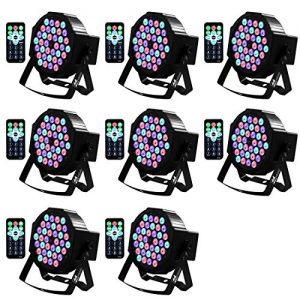 DJ Lights Missyee 36 X 1W RGB LEDs DJ LED Uplighting Package Sound