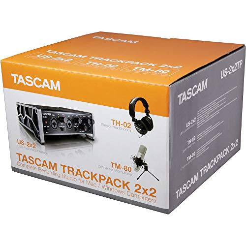 Tascam Trackpack 2x2 Complete Recording Studio Package
