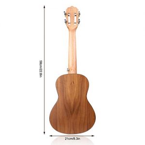 Hricane Concert Ukulele 23 Inch Koa Professional Hawaiian Ukuleles - Image 3