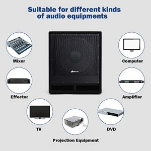 Costzon 2000 Watts 15" Active Powered PA DJ/Pro Subwoofer - Image 2