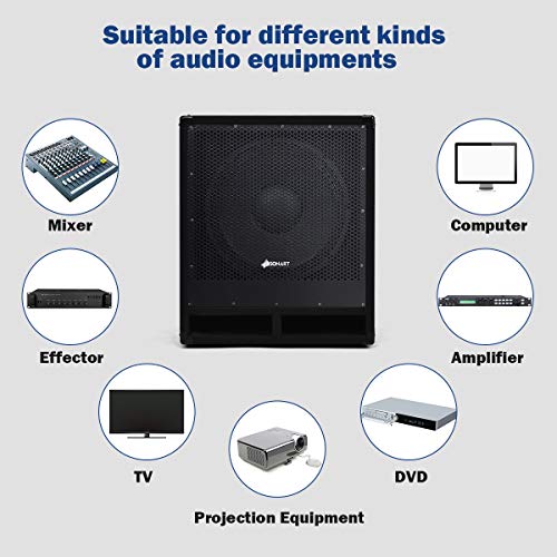 Costzon 2000 Watts 15" Active Powered PA DJ/Pro Subwoofer