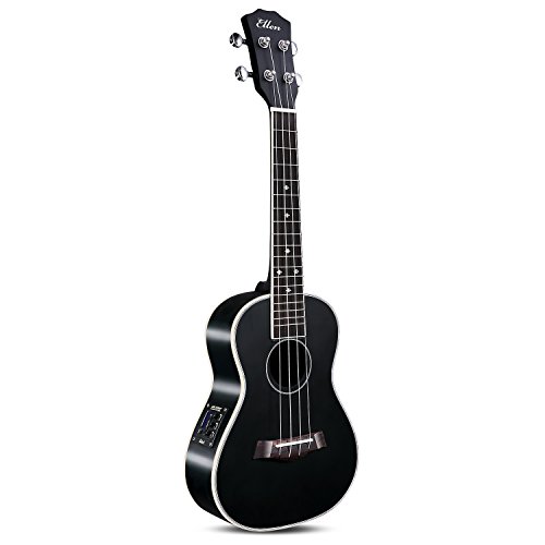 🎸 Electric Concert Ukulele Kit with Amp - Perfect for Beginners & Travelers 🎶