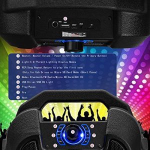 Portable PA System Bluetooth Karaoke Machine Speaker - Image 4