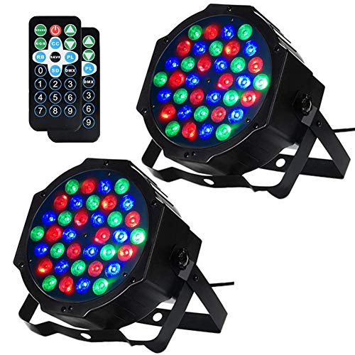 Litake Stage Lights, 36 LED DJ Par Lights with Remote