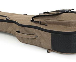 Gator Cases Transit Series Acoustic Guitar Gig Bag; Tan Exterior - Image 4