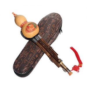 GAOD Hulusi Chinese Traditional Woodwind Flute Bamboo Anti-Fall