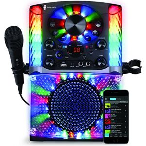 Singing Machine Bluetooth CD+G Karaoke System Black