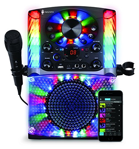 Singing Machine Bluetooth CD+G Karaoke System Black