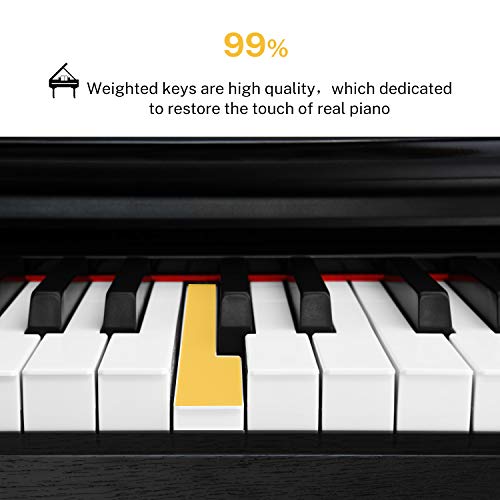 Donne Digital Piano 88 Key Weighted, Electric Piano