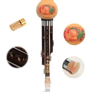 GAOD Hulusi Chinese Traditional Woodwind Flute Bamboo Anti-Fall - Image 2