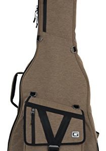 Gator Cases Transit Series Acoustic Guitar Gig Bag; Tan Exterior