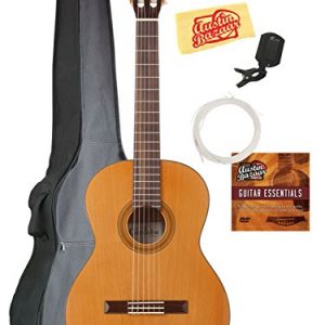 Cordoba Classical Guitar Bundle with Gig Bag, Tuner