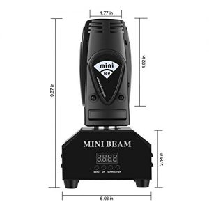 Mini Moving Head Stage Light(4 in 1)Beam Spot LED Lighting Effect - Image 4