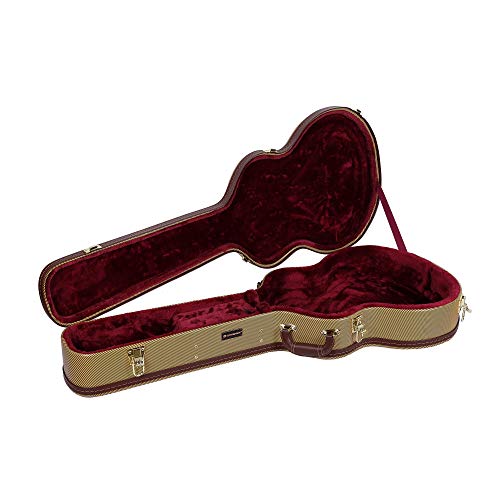 Crossrock Deluxe Wood Hard Case for Guitar Case