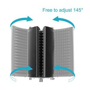 Neewer Microphone Isolation Shield - Foldable Tri-Fold Studio Mic Sound - Image 3