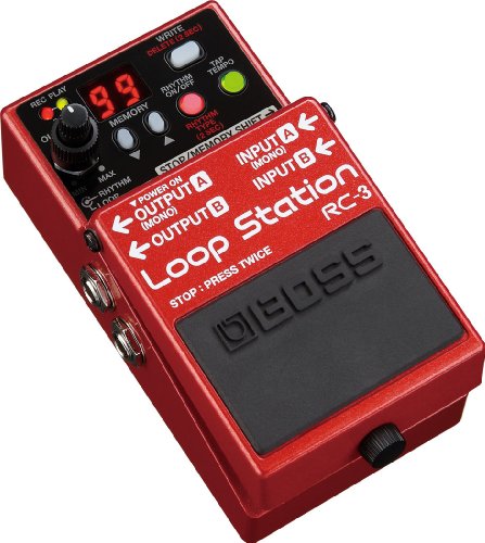 Boss Loop Station Bundle with Power Supply, Instrument Cable