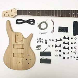 DIY Electric Bass Guitar Kit - 5 String Ash Bass