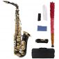 ammoon bE Alto Saxphone Brass Lacquered Gold E Flat Sax