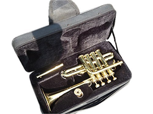Piccolo Trumpet Brass Finish Picollo Bb/A Pitch W
