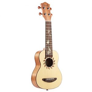 Donner Soprano Ukulele Spruce 21 inch with Ukulele Set - Image 3