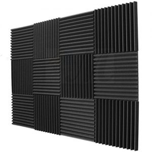 48 Pack Acoustic Panels Studio Foam Charcoal Wedges - Image 4
