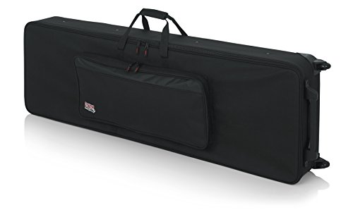 Gator Cases Lightweight Rolling Keyboard Case for 88 Note Keyboards